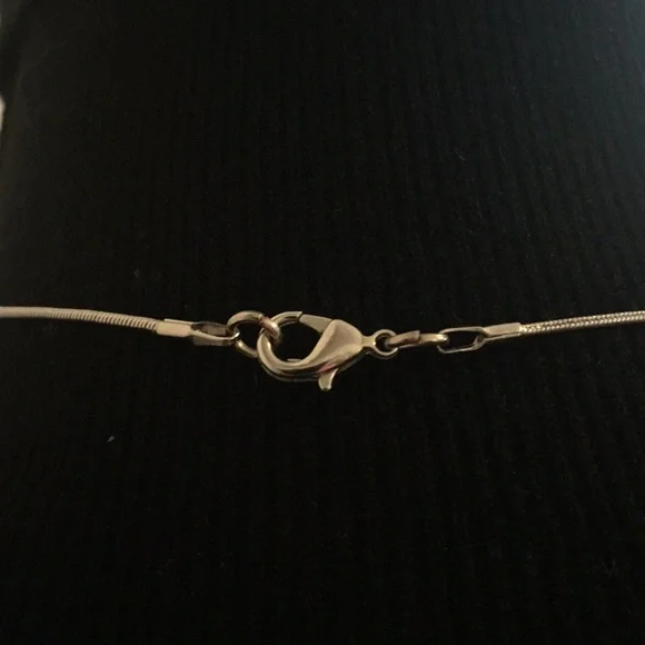 Vintage Silver Tone Cheerleader Necklace - Picture 3 of 5